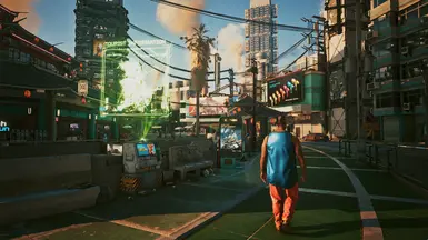 on (without colour correction)