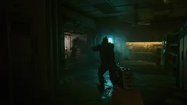 on (without colour correction)