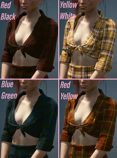 Tied Tops - Plaid