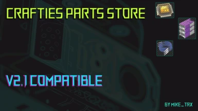 Crafties Parts Store v2.1 Compatible