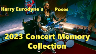 Kerry Eurodyne Poses - 2023 Concert Memory Collection