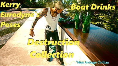 Kerry Eurodyne Poses - Boat Drinks - Destruction Collection