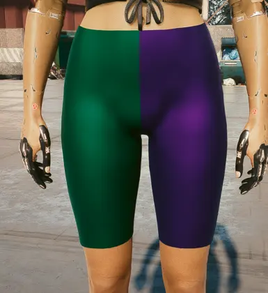 Split Green Purple