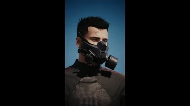 gas mask (black)
