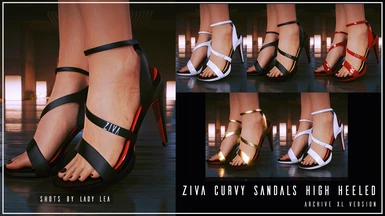 Ziva Curvy Sandals High Heeled Archive XL