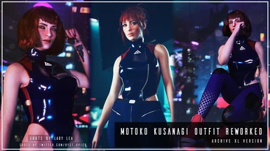 Motoko Kusanagi Outfit Reworked - Archive XL