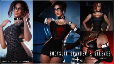 Bodysuit Spandex and Sleeves Archive XL