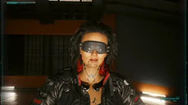 Motoko Visor - Diode Blue