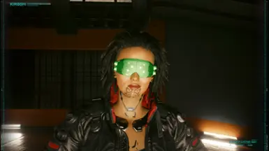 Motoko Visor - Green Neon