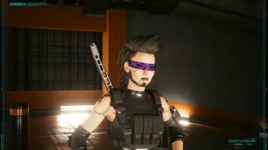 Netrunner Visor - Transparent Violet