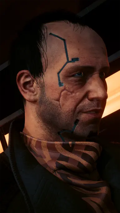 Mitch Anderson 4K Face - Default or No Scratches at Cyberpunk 2077 ...