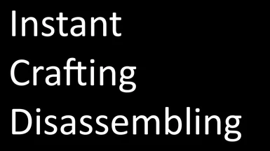 Instant Crafting and Disassembling (1.6.1) - OUTDATED