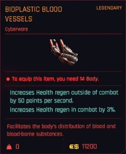 Additional effect: Regen health in combat