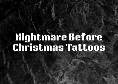 Nightmare Before Christmas Tattoos