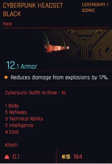 CyberpunkOutfit Heaset
