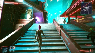 Cyberpunk 2077 Mods - Stairs Up Down Walk Fix (third person) 