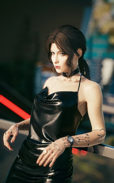 swing neck dress for fem v at Cyberpunk 2077 Nexus - Mods and community
