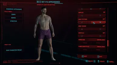 Optional Sleeves Only Masc V