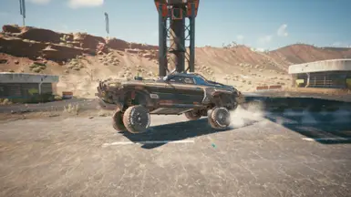 The stadium truck lean