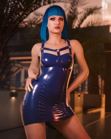 Evelyn showing the blue variant! Shot By Grindera <3