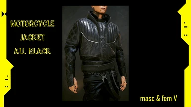 request: black moto jacket