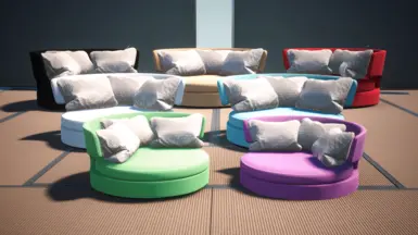 round sofa colors