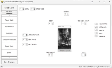 Save Editor (Project CyberCAT-SimpleGUI)