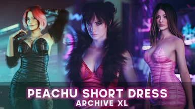 Peachu Short Dress - Archive XL