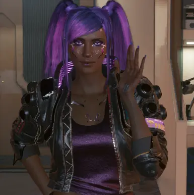 Hime Hair for V at Cyberpunk 2077 Nexus - Mods and community