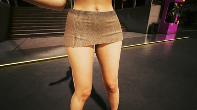 Micro Skirt - Beige