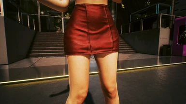 Mini Skirt - Burgundy