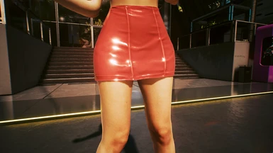Mini Skirt - Light Red