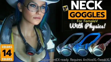 Kwek's Neck Goggles With Physics - ArchiveXL EquipmentEX