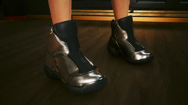 NCPD Silver Boots