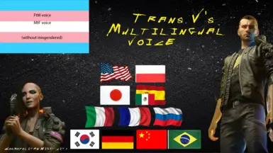 Trans V's multilingual voice (MtF and FtM voice without misgendered)
