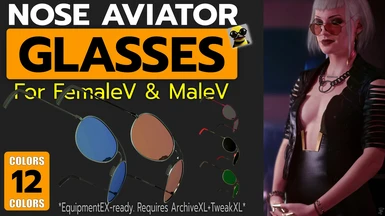 Kwek's Nose Aviator Glasses - ArchiveXL EquipmentEX