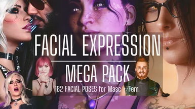 Photomode Facial Expression Mega Pack - Masc and Fem