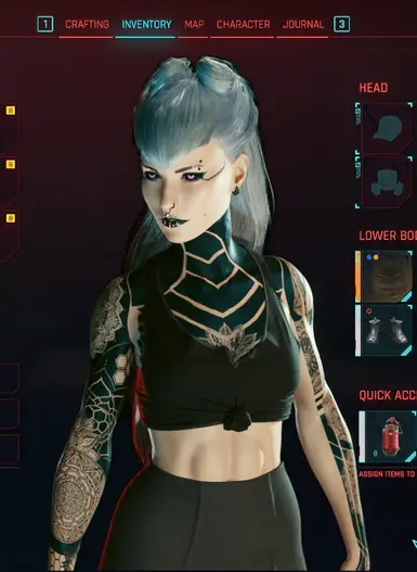 Kda Evelynn All Out Hair Fem V At Cyberpunk 2077 Nexus Mods And Community 8372