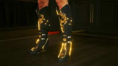 Long Yellow Boots