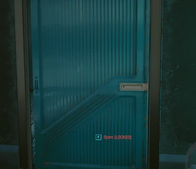 This kind of doors with [Locked] cannot be open