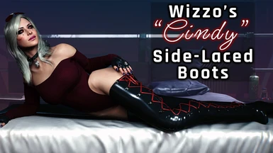 Wizzo's 'Cindy' Side-Laced Crotch-High Boots
