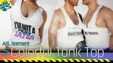 The RVC00N Dumpster - Colorful Tank Top (M F) (Archive XL) (PRIDE)