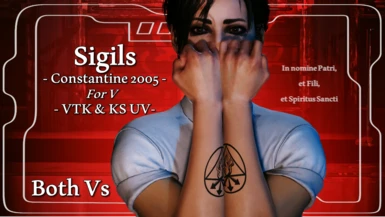 Sigils - Constantine 2005 - Tattoos - Both Vs
