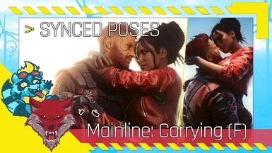 Custom Synced Poses - Mainline Carrying Fix (F) (AMM and Photomode)