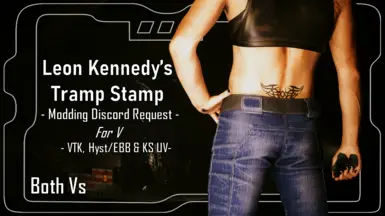 Leon Kennedy s Tramp Stamp Modding Discord Request VTK Hyst