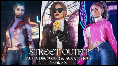 Nola Dreamer and Aquelyras - street outfit - Archive XL