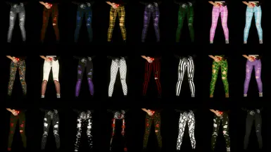 Alt Pants without Spikes - 24 Colors