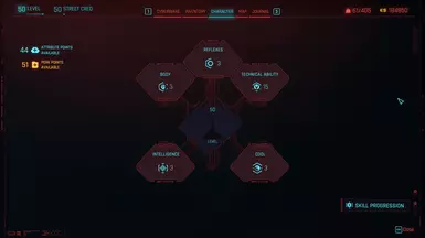 LVL 50 - Just After The Pickup - Attributes