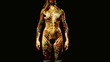 Thanks ,,,Mixed Kala Body+Sleeve tattoos for Female V+game tattoo 1