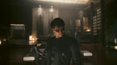 Hideo Kojima in the pixels at Cyberpunk 2077 Nexus - Mods and community